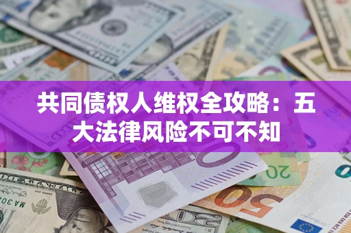北京共同债权人维权全攻略：五大法律风险不可不知