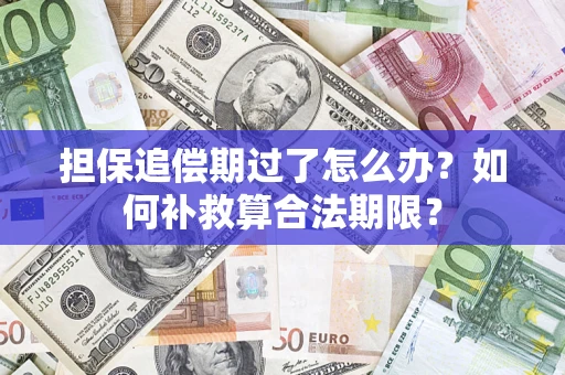 北京担保追偿期过了怎么办？如何补救算合法期限？