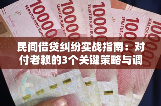 北京民间借贷纠纷实战指南：对付老赖的3个关键策略与调解盲区解析