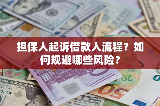 北京担保人起诉借款人流程？如何规避哪些风险？