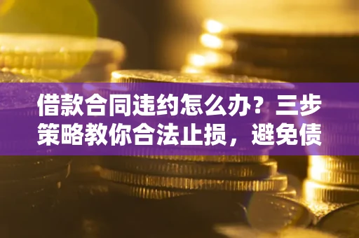 北京借款合同违约怎么办？三步策略教你合法止损，避免债务危机升级