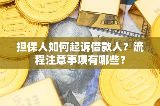 北京担保人如何起诉借款人？流程注意事项有哪些？